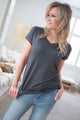 Bamboo basics t-shirt, graphite