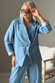 Ramone casual denim bleiseri, light wash