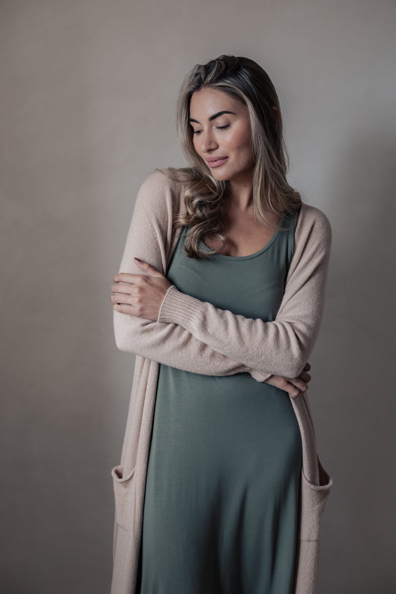 Bamboo Glow mekko, camo green