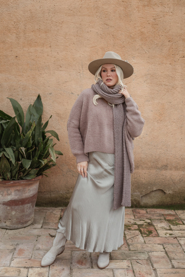 Sully huivi, taupe