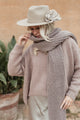 Sully huivi, taupe