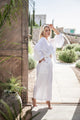 Carpenter linen pants, white