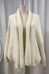 Soft cloud cardigan, off white