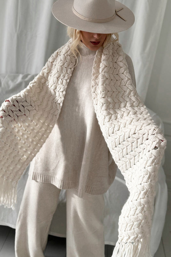Akira scarf, off white