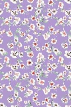 Abby viscose dress, lilac floral