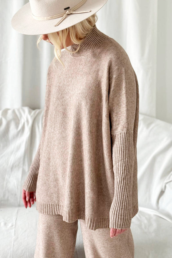 Ada polo knit, beige