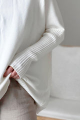 Ada polo knit, white