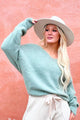 Alize alpaca blend jumper, sage green