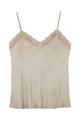 Allure satiinitoppi, beige