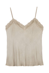 Allure satiinitoppi, beige