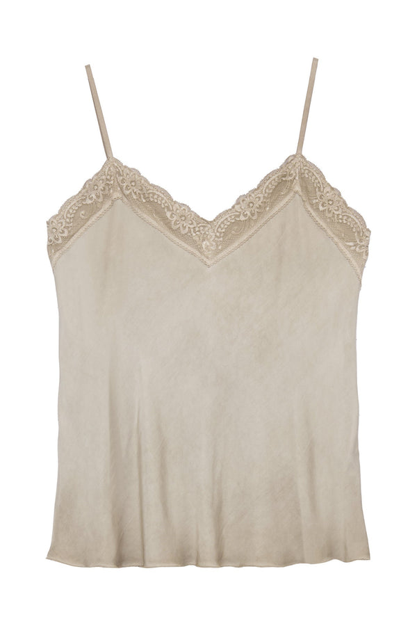 Allure satiinitoppi, beige