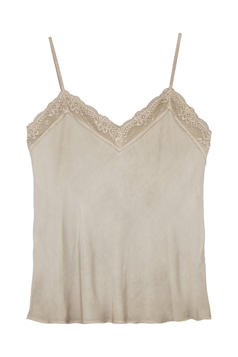 Allure satiinitoppi, beige