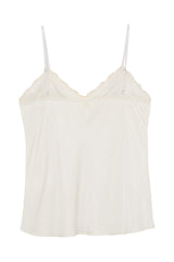 Allure satiinitoppi, off white