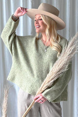 Angie jumper, sage