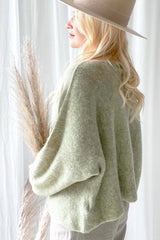 Angie jumper, sage