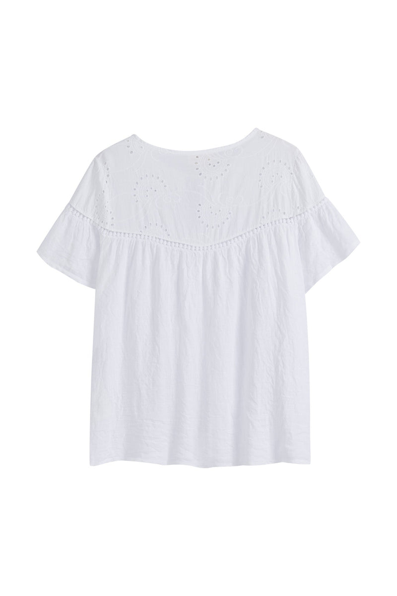 Angeli blouse tunika, white