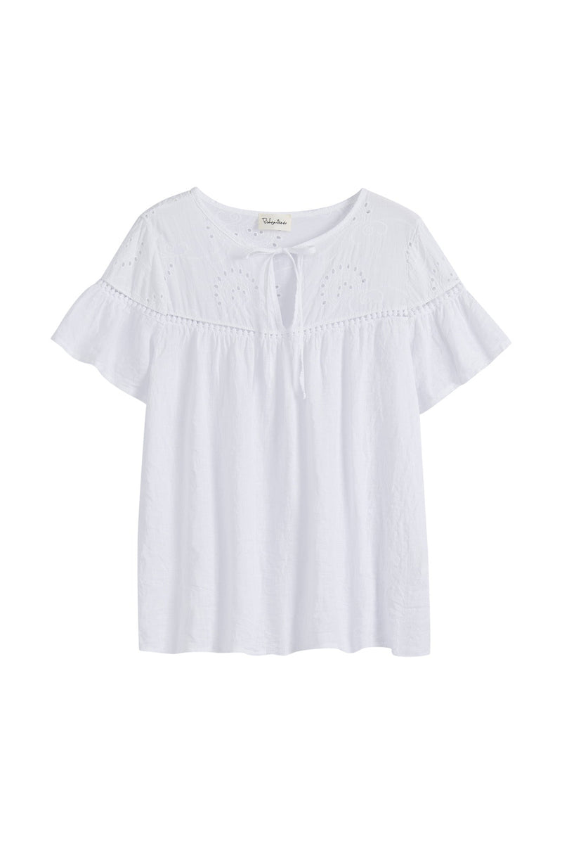 Angeli blouse tunika, white