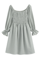 Antoinette linen dress, pastel green
