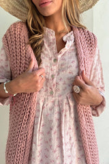 Aurelle cardigan, rose