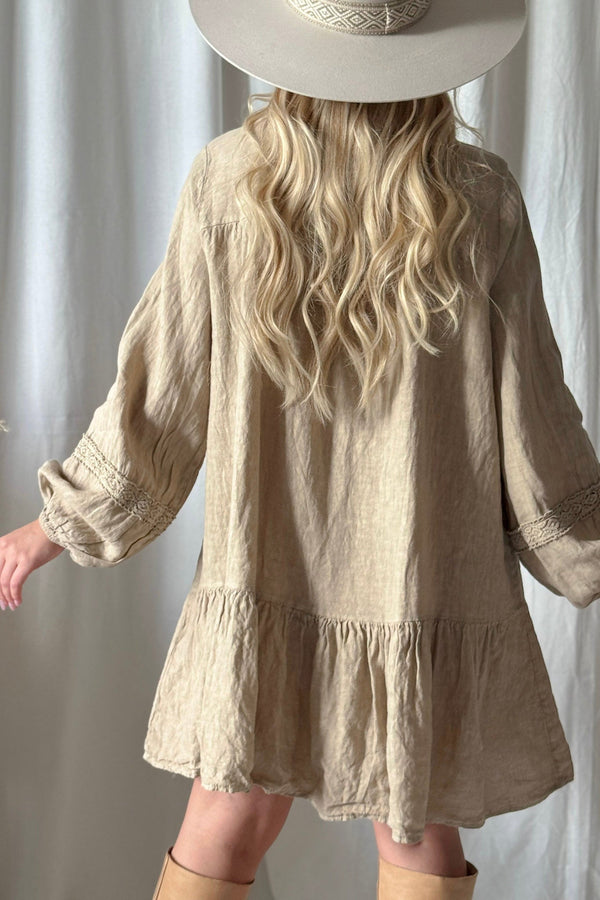 Avelle pellavatunika, cashmere