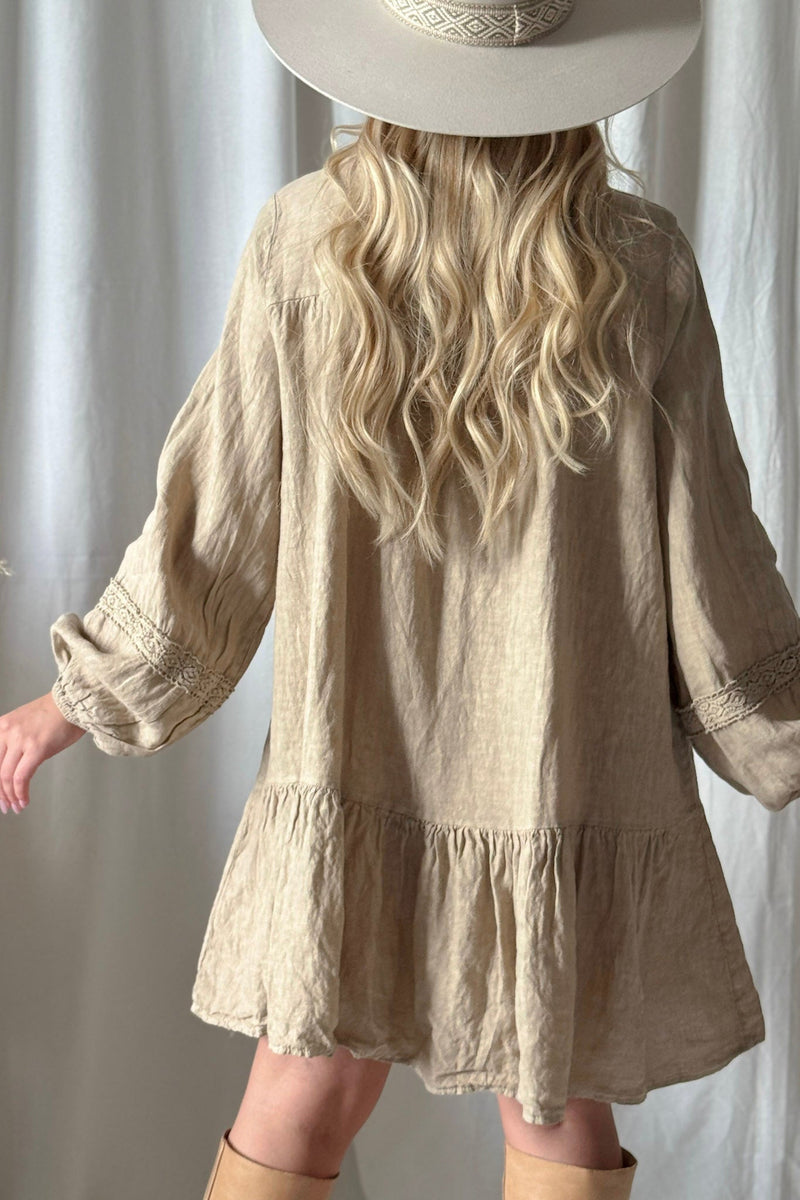 Avelle pellavatunika, cashmere