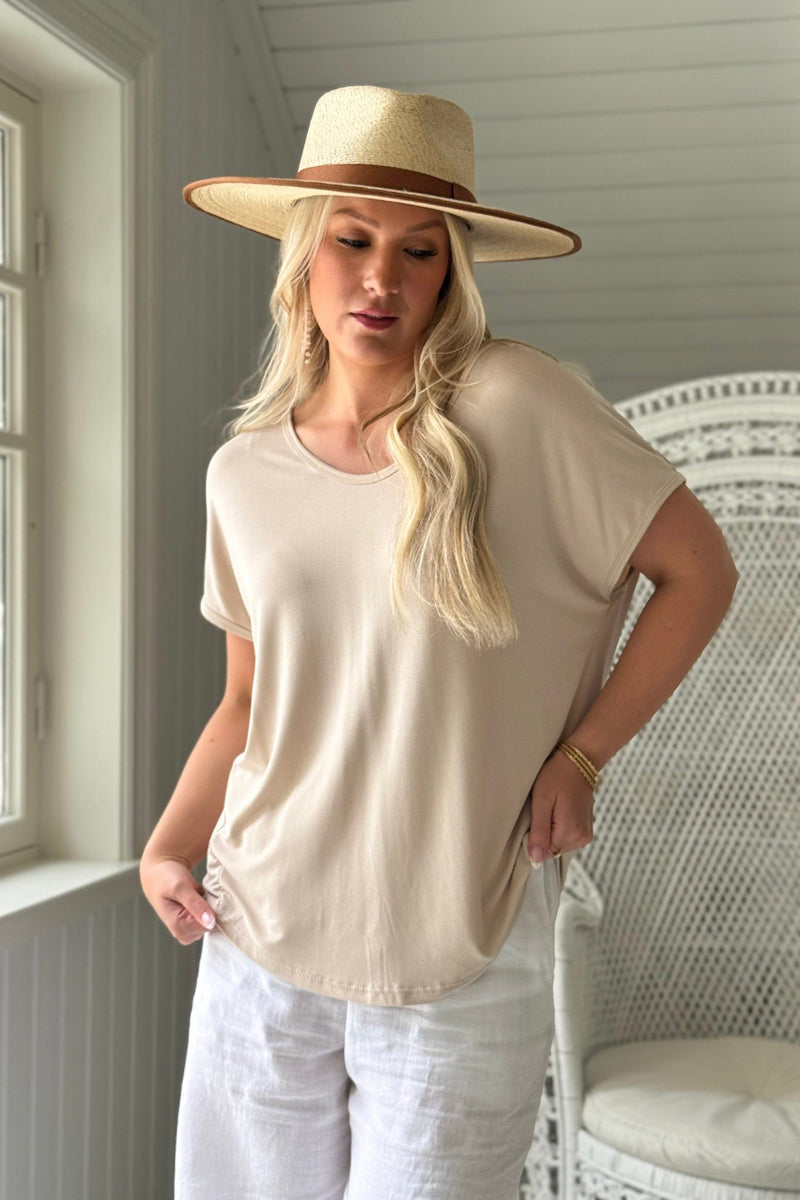 Avril modal t-shirt, beige