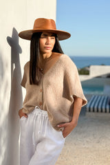 Alba knit vest, beige