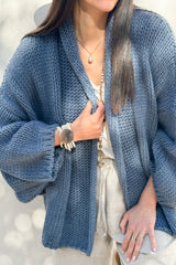 Soft cloud cardigan, blue