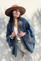 Soft cloud cardigan, blue