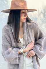 Soft cloud cardigan, taupe