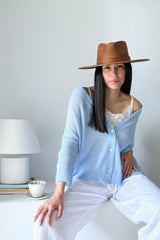 Isadora cardigan, ice blue