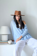 Isadora cardigan, ice blue