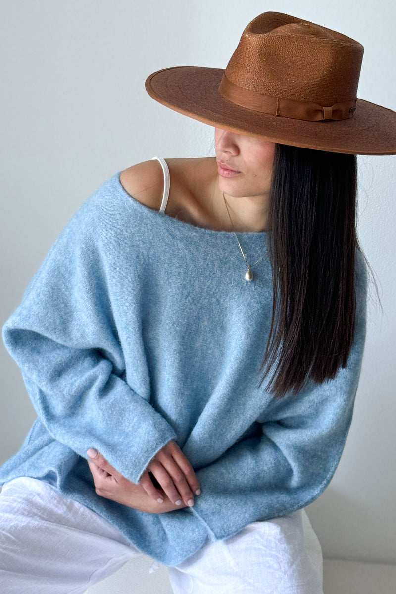 Angie jumper, ice blue