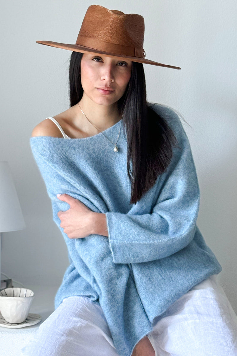 Angie jumper, ice blue