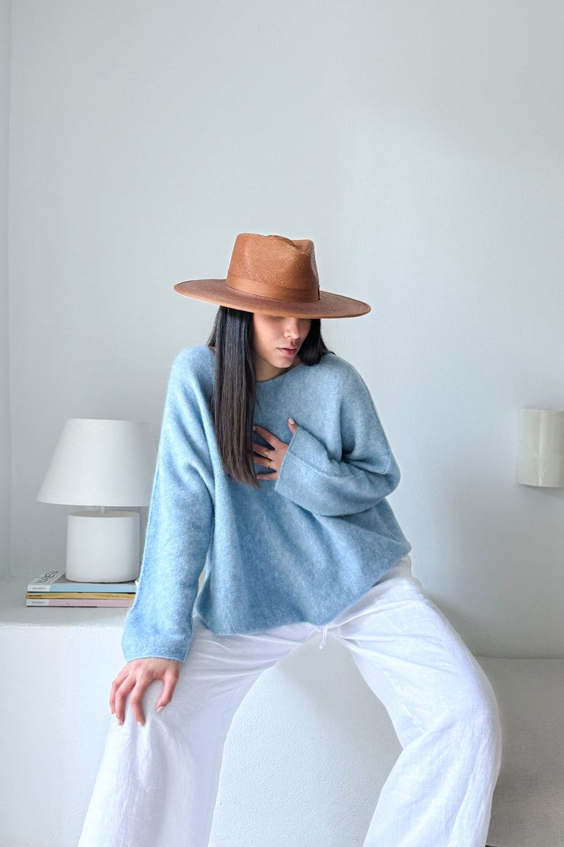 Angie jumper, ice blue