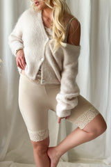Bamboo Lace pyöräilyshortsit, beige