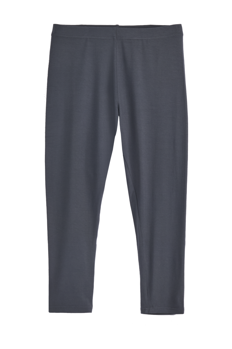 Bamboo leggings midi, graphite