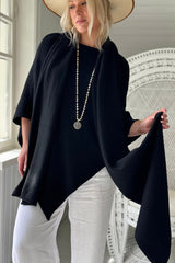 Bea viscose scarf, black