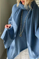 Bea viskoosi-neulehuivi, denim blue