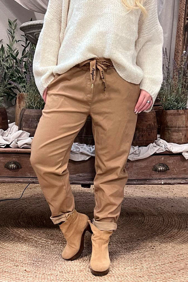 Bengaline joggers, caramel