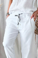 Bengaline joggers, white