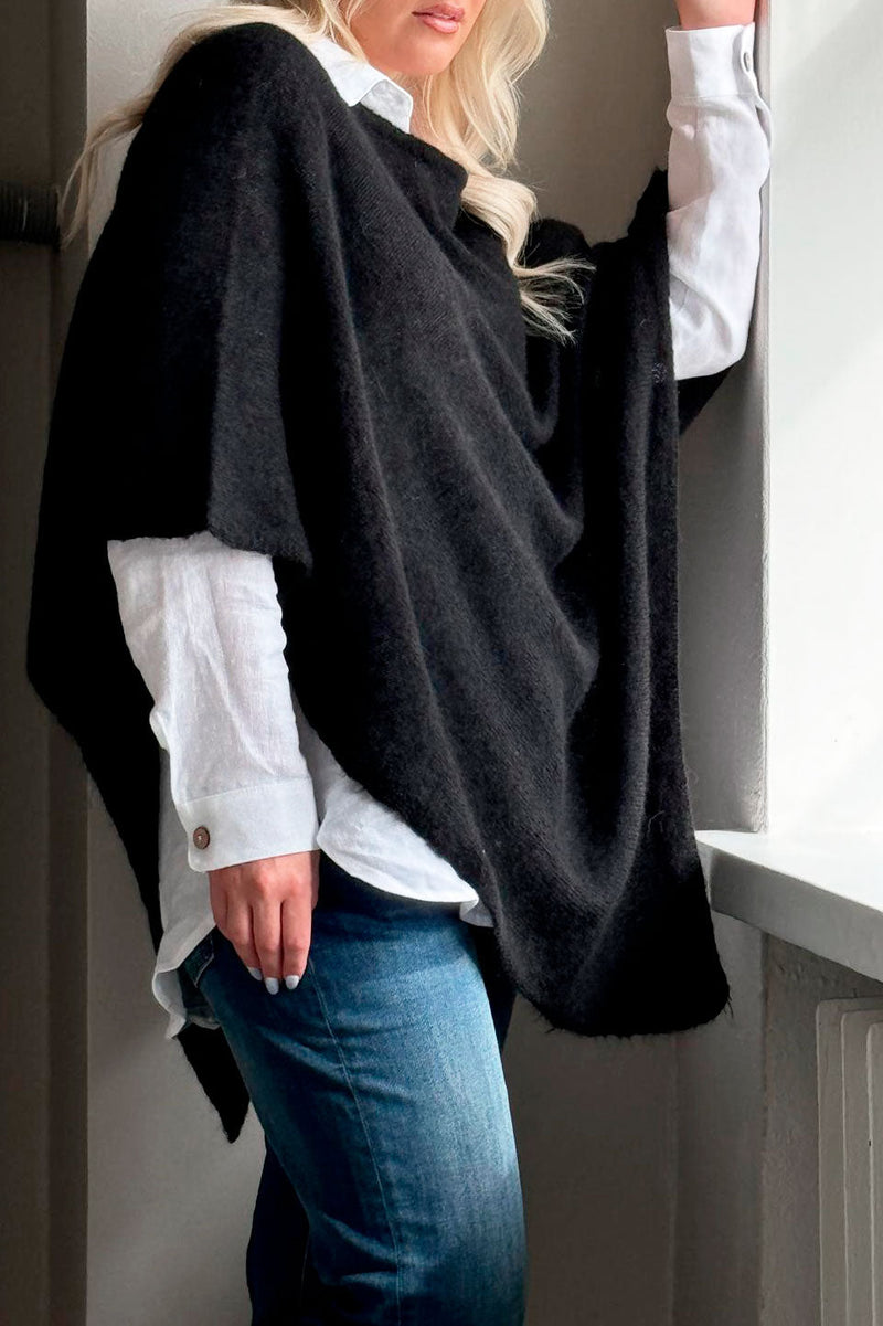 Bettany poncho, black