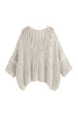 Boho romance jumper, beige