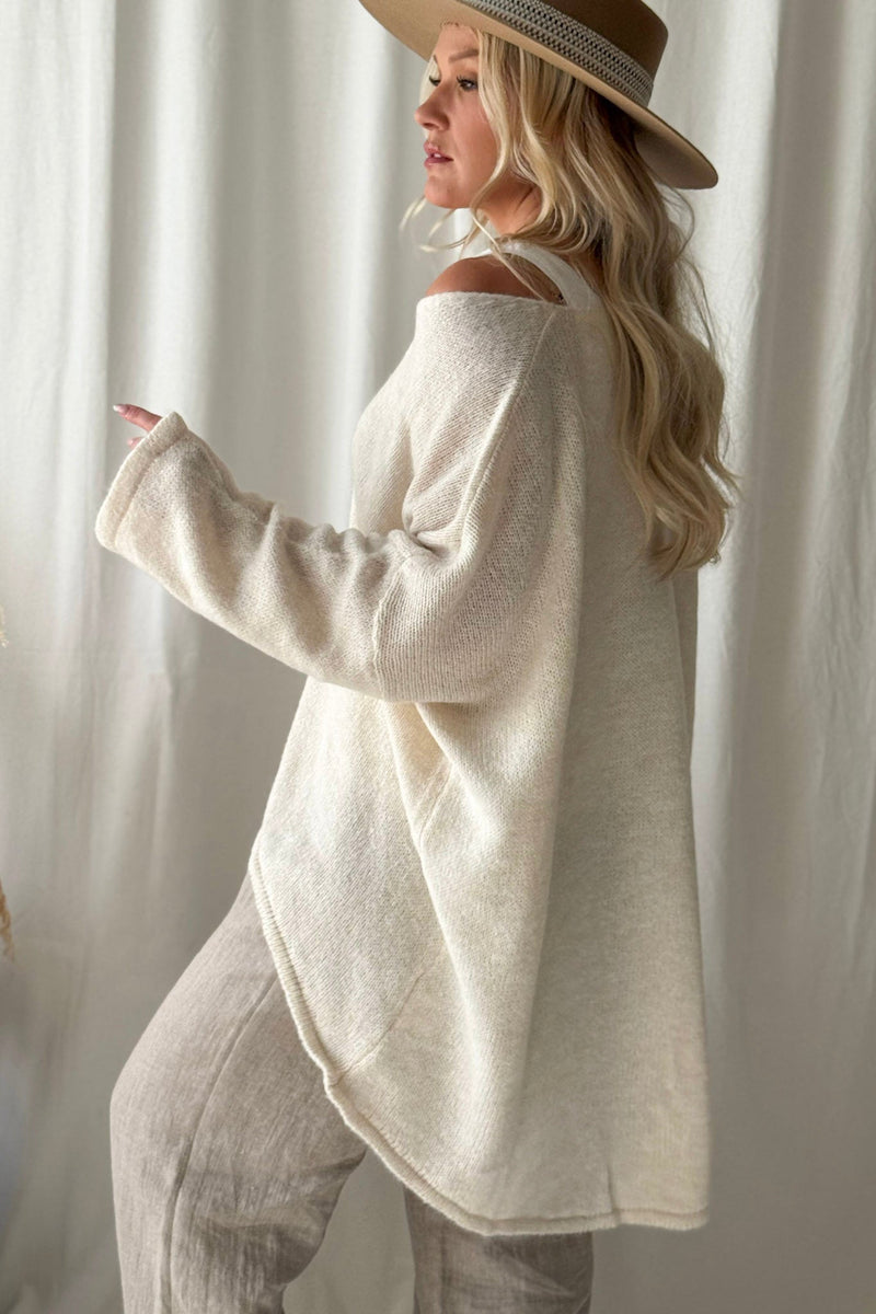 Blaire neule, luonnonvalkoinen