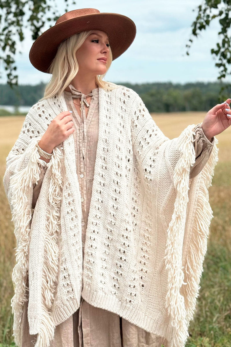 Boheme cardigan, off-white