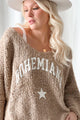 Bohemiana star neule, beige