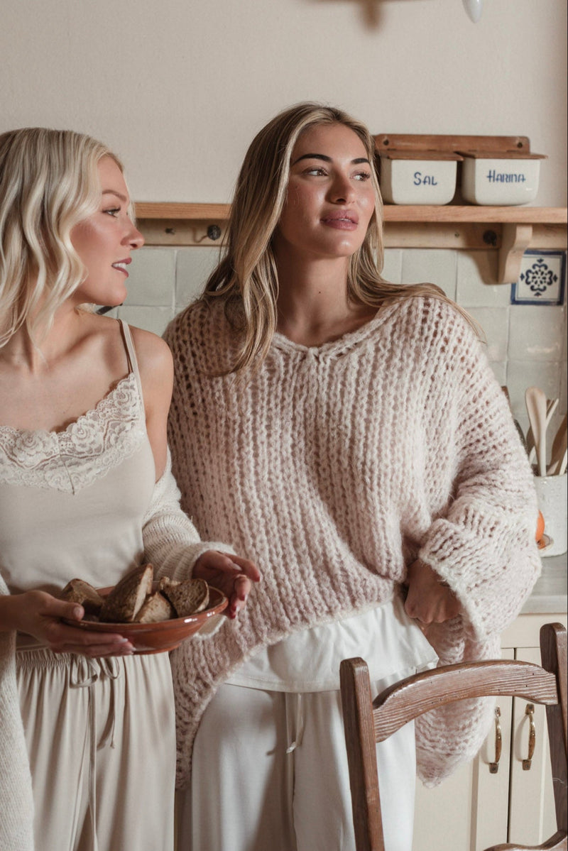 Boho Romance neule, pink
