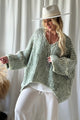 Boho Romance neule, sage