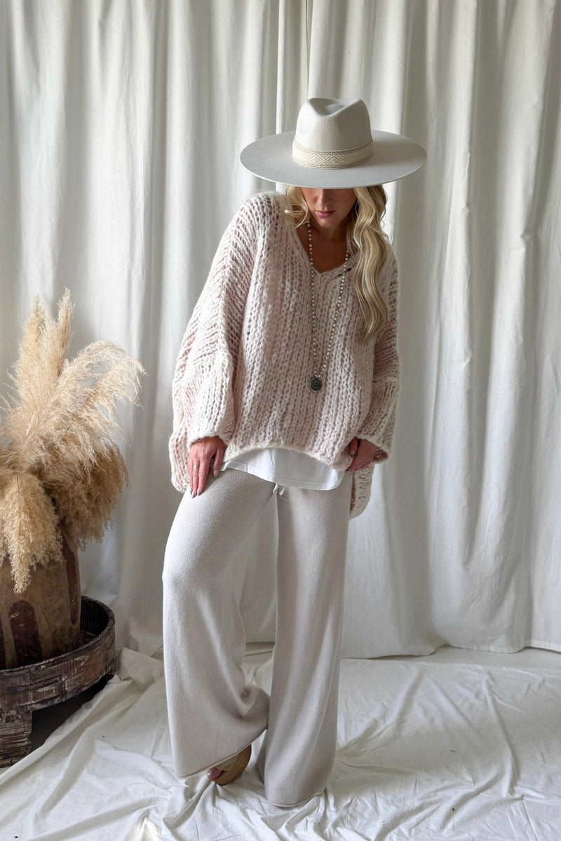 Boho Romance neule, pink
