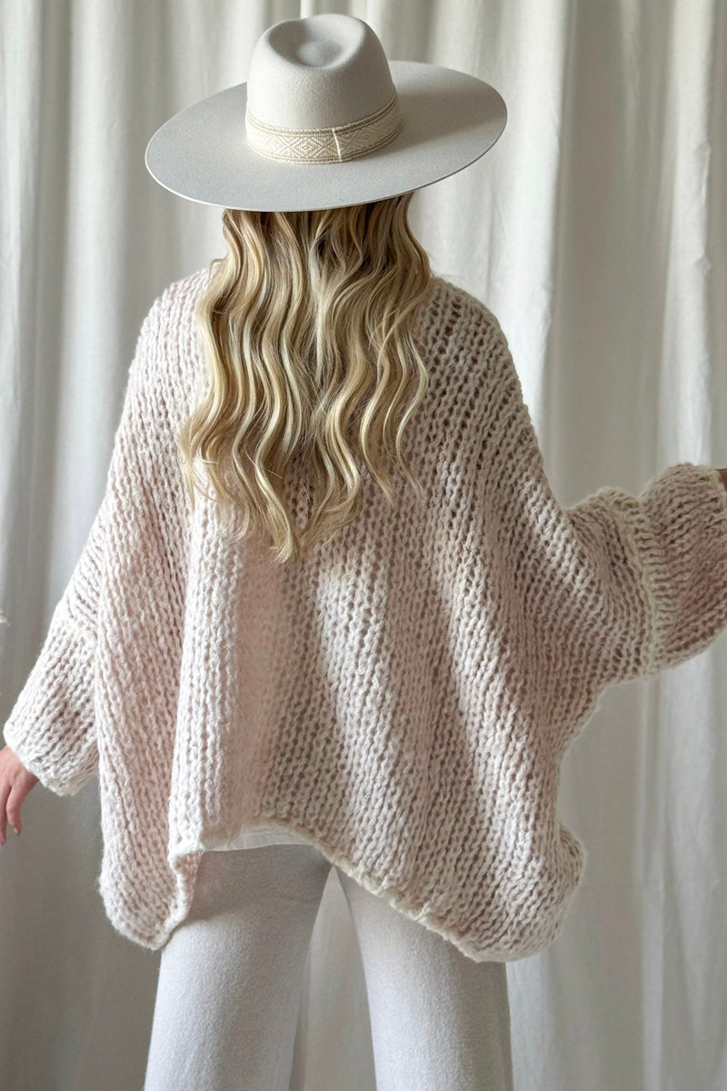 Boho Romance neule, pink